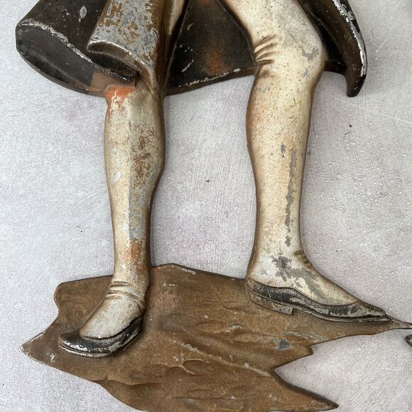 3 Vintage Sexton Cast Metal‎ Continental Army Minuteman Soldiers & BugleWall Art - Picture 7 of 16